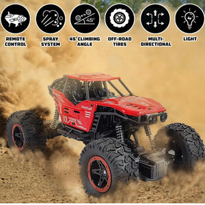 Remote Control Rock Crawler: High-Speed Rechargeable 4WD Monster Racing Car