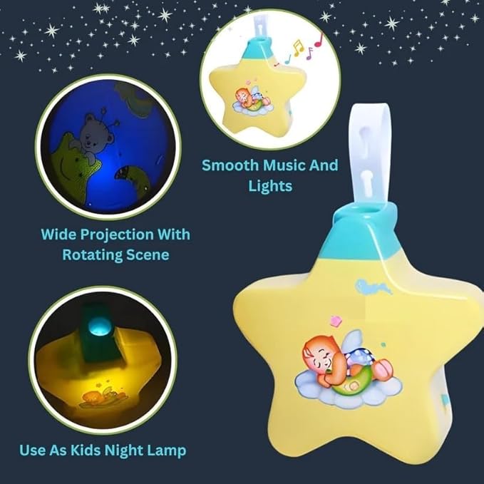 Star Projector with Light and Music For Kids