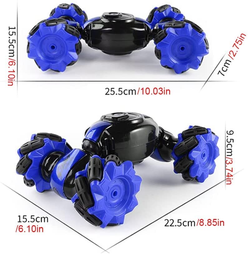 High-Speed Stunt Car with Gesture Sensing & Dual Control