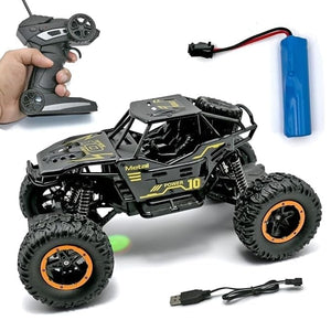 Remote Control Rock Crawler: High-Speed Rechargeable 4WD Monster Racing Car