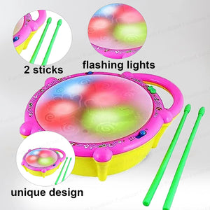 Flash Drum with Multicolor 3D Lights