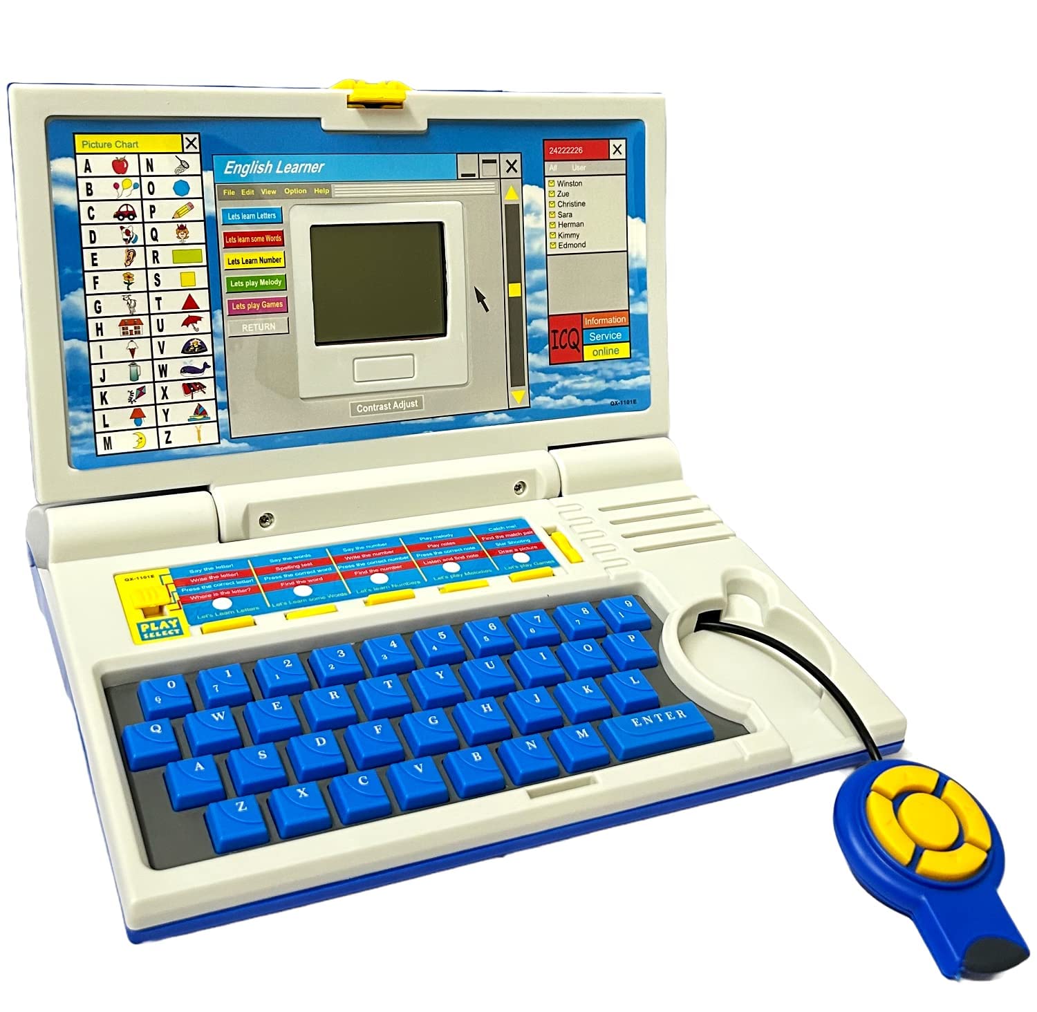 Wishluck's Interactive Educational Laptop: The Ultimate Learning Journey for Kids!