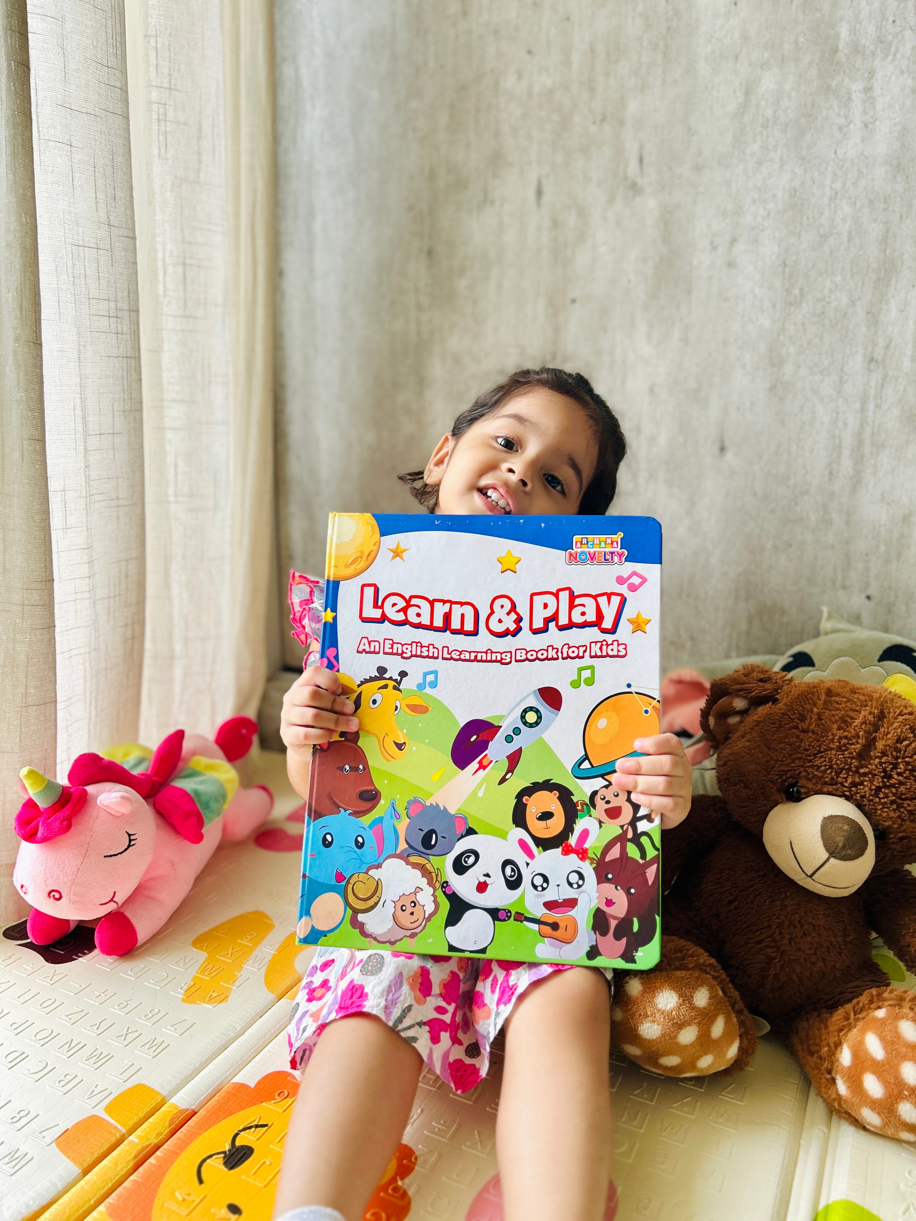 Wishluck's Learn & Play Interactive Sound Book for Kids (5% Off on your First Order)