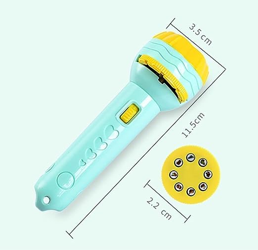 Mini projector flashlight torch for kids