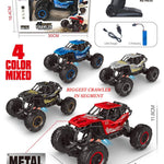 Remote Control Rock Crawler: High-Speed Rechargeable 4WD Monster Racing Car