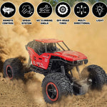 Remote Control Rock Crawler: High-Speed Rechargeable 4WD Monster Racing Car