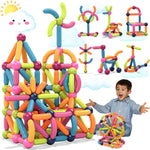 Wishluck's Magnetic Sticks Building Blocks For Kids