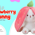 Soft Rabbit Plush: Adorable Bunny Stuffed Animal with Zipper