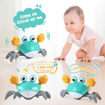 WishLuck Crawl & Learn Crab - Tummy Time Hack Toy  (USB Charging)