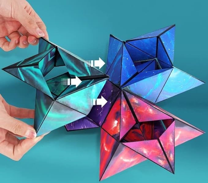 3D Magnetic Puzzle for 70+ Shapes!