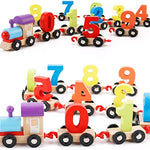 Wishluck's Educational Wooden Toy Train (5% Off on your First Order)