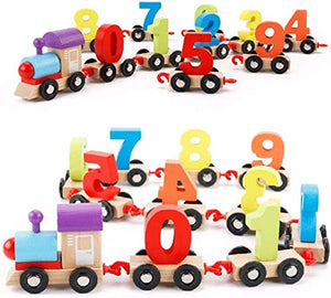 Wishluck's Educational Wooden Toy Train (5% Off on your First Order)