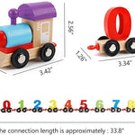 Wishluck's Educational Wooden Toy Train (5% Off on your First Order)