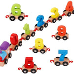 Wishluck's Educational Wooden Toy Train